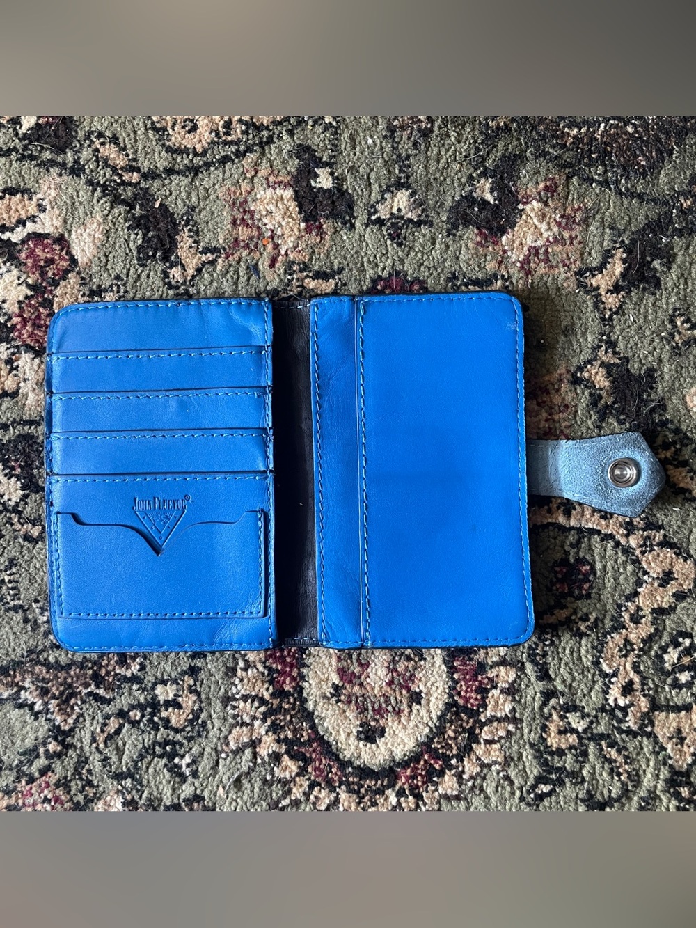 John Fluevog Blue and Silver Star Wallet and Bag Set - Picture 6 of 16